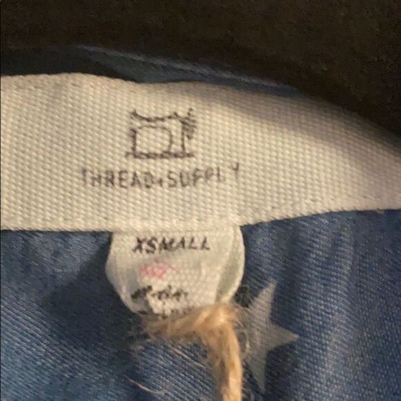 NWT Thread & Supply Star chambray shirt blouse XS - Picture 8 of 12